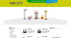 Desktop Screenshot of parkistif.com