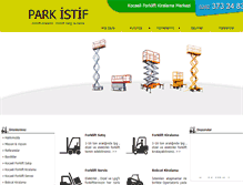 Tablet Screenshot of parkistif.com